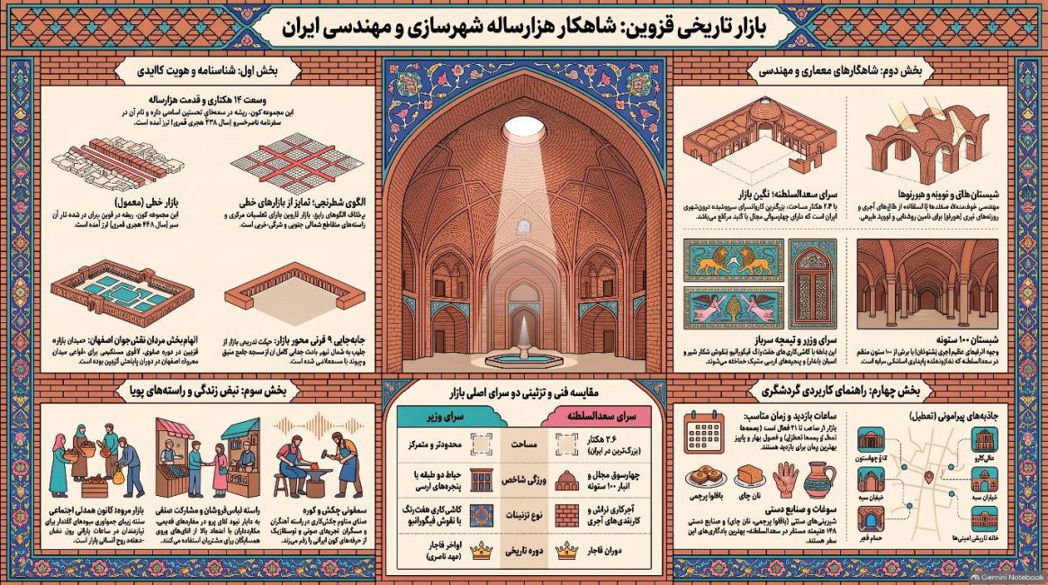 قزوین جان   رویداد ملی ایران جان قزوین ایران   پوستر 13   بازار سنتی قزوین